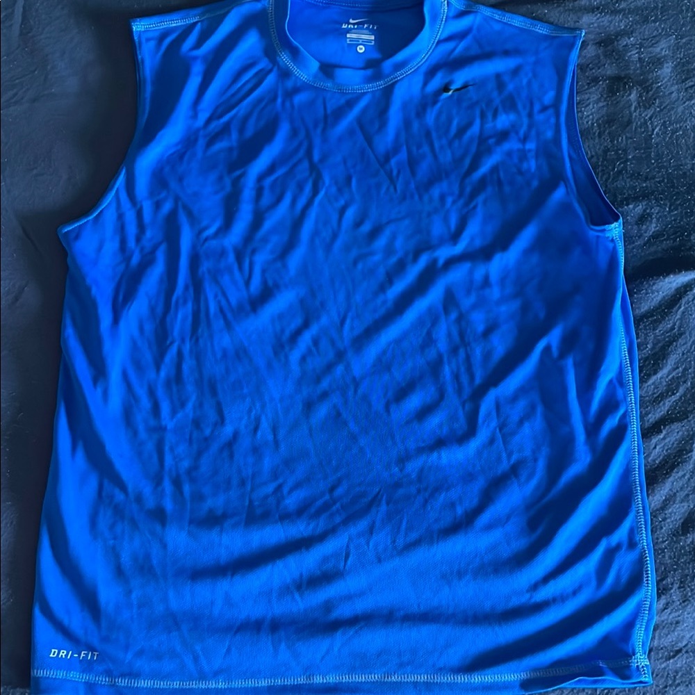 Nike Blue Athletic Tank Top